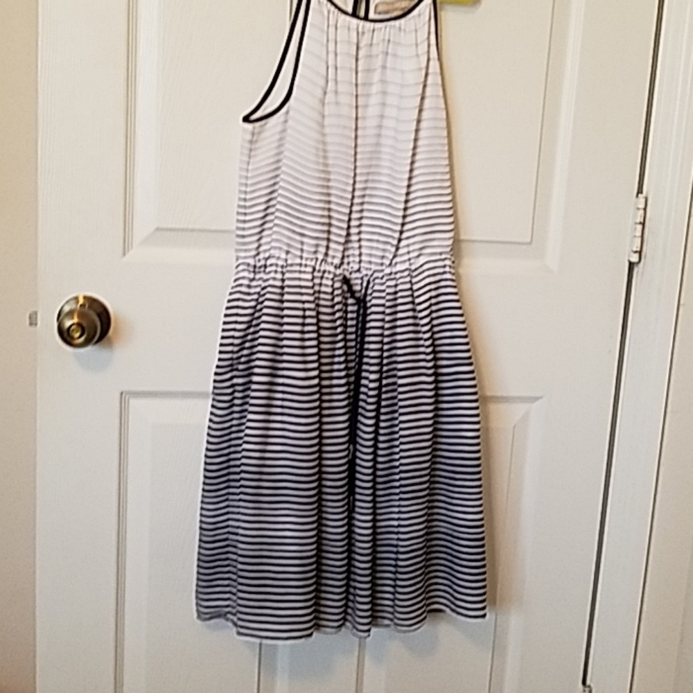 Striped halter dress